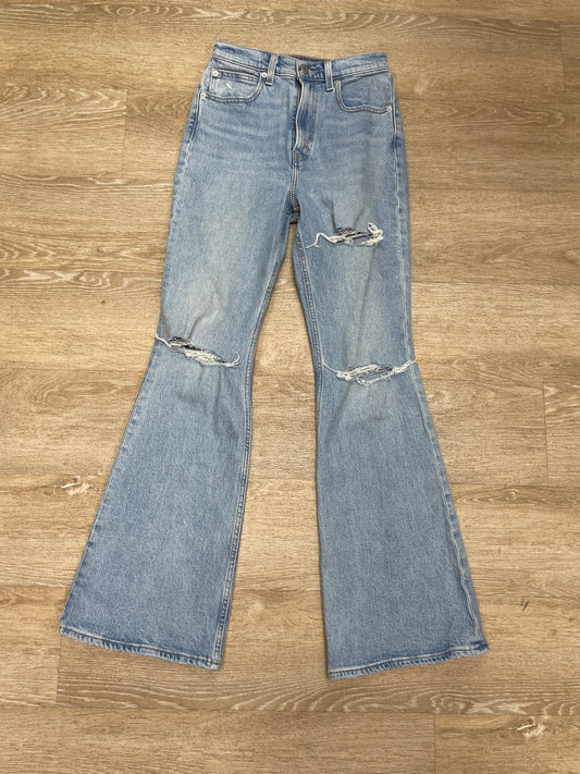 Womens 25 Levis 70s High Flare Jeans