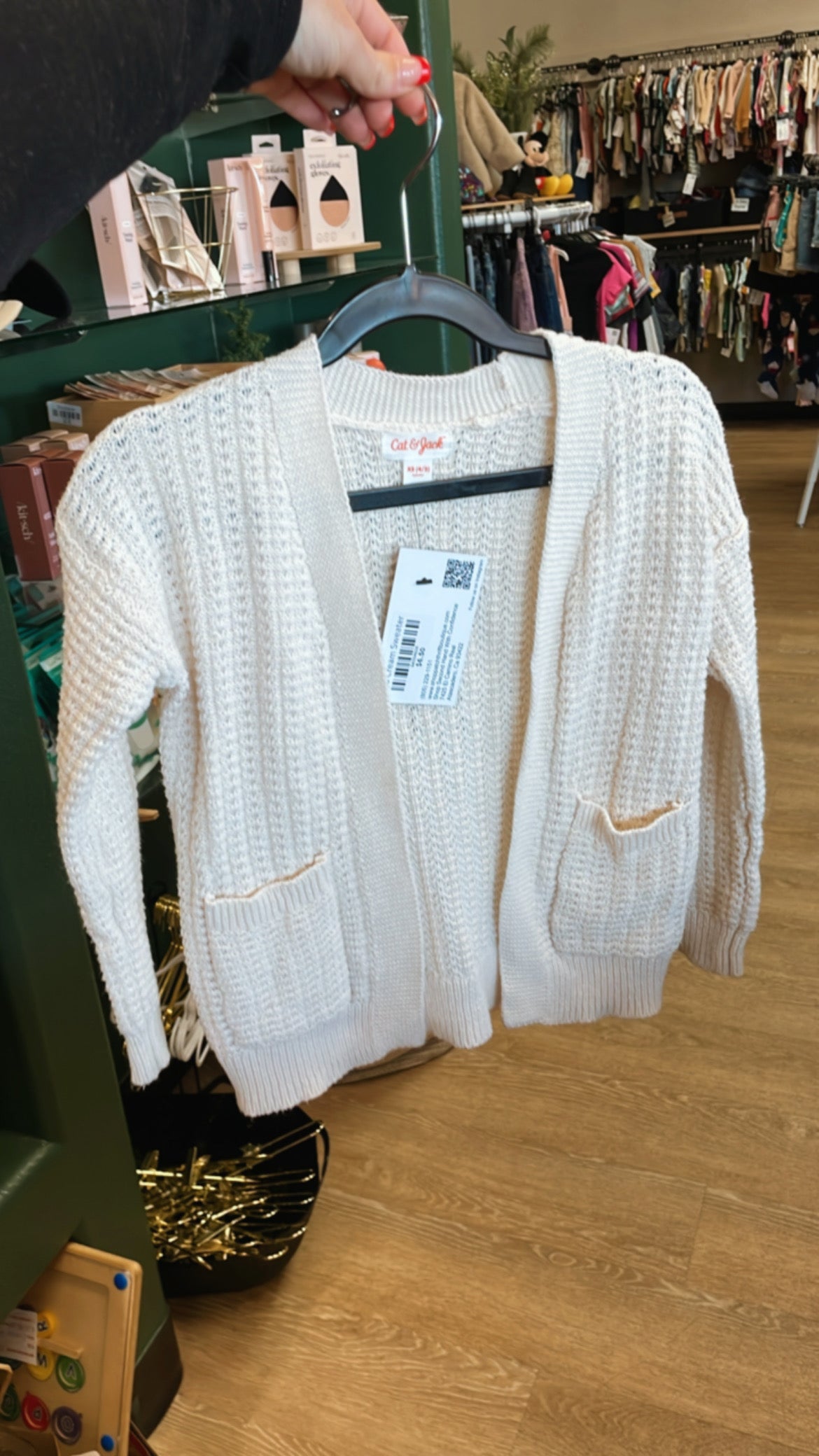 4/5T Cream Sweater