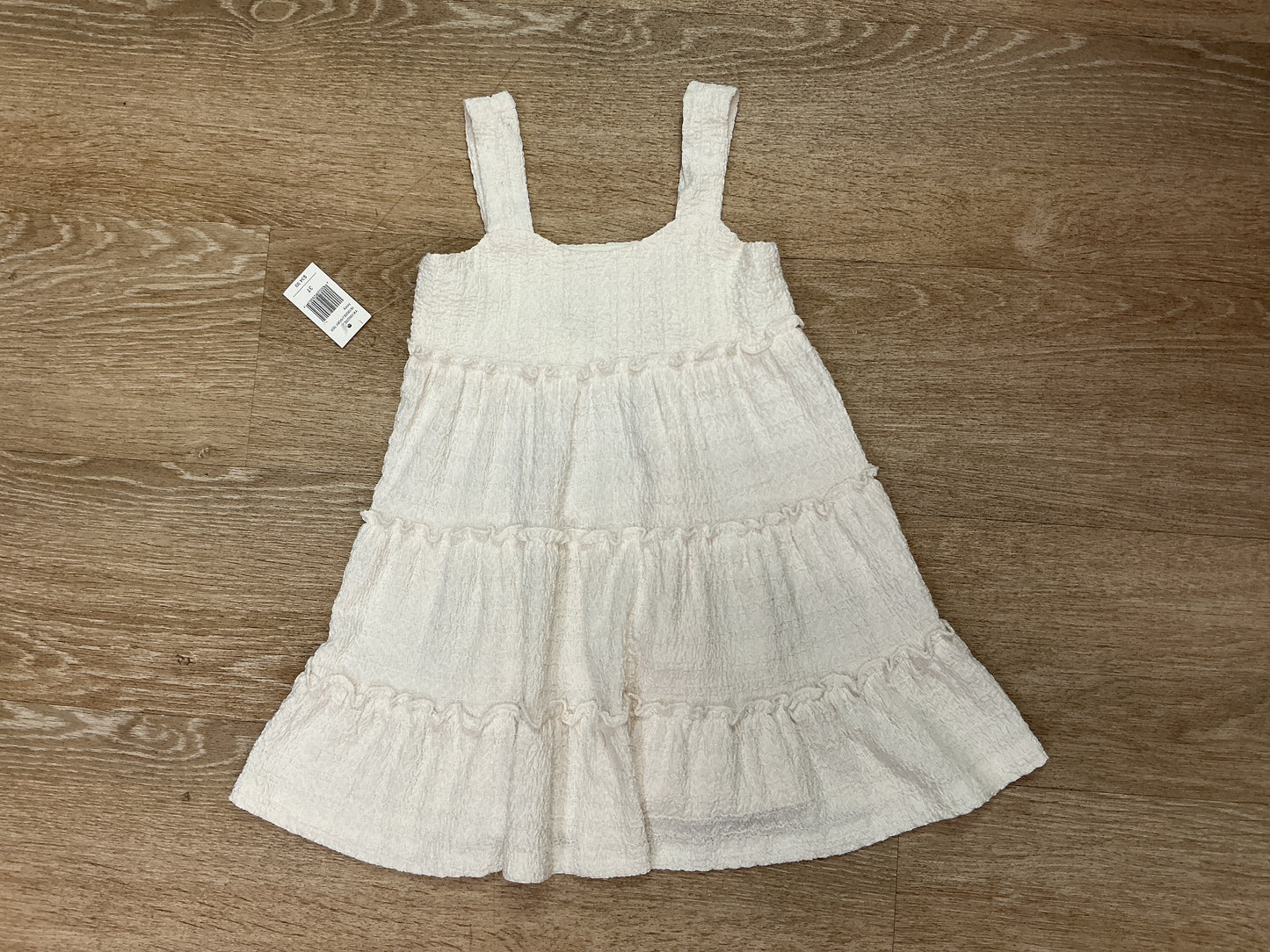 NWT 3T Yura White Ruffled Dress