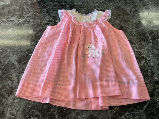 18m VINTAGE Checkered Poodle Tunic