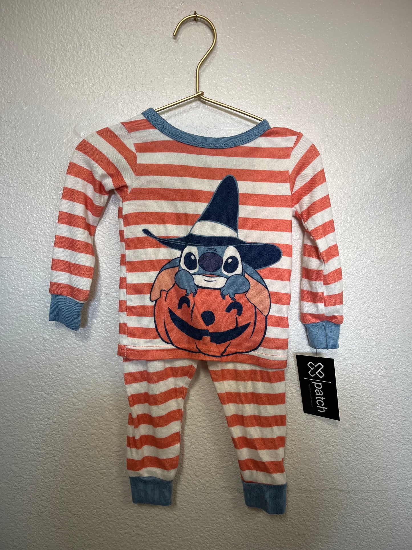 2T Stitch Halloween Pajama Set