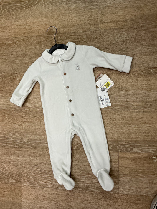 NWT 9m Teddy Button Romper
