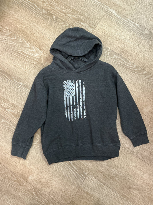 5T Grey Flag Hoodie
