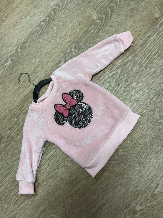 NWOT 18m Minnie Sequin Crewneck