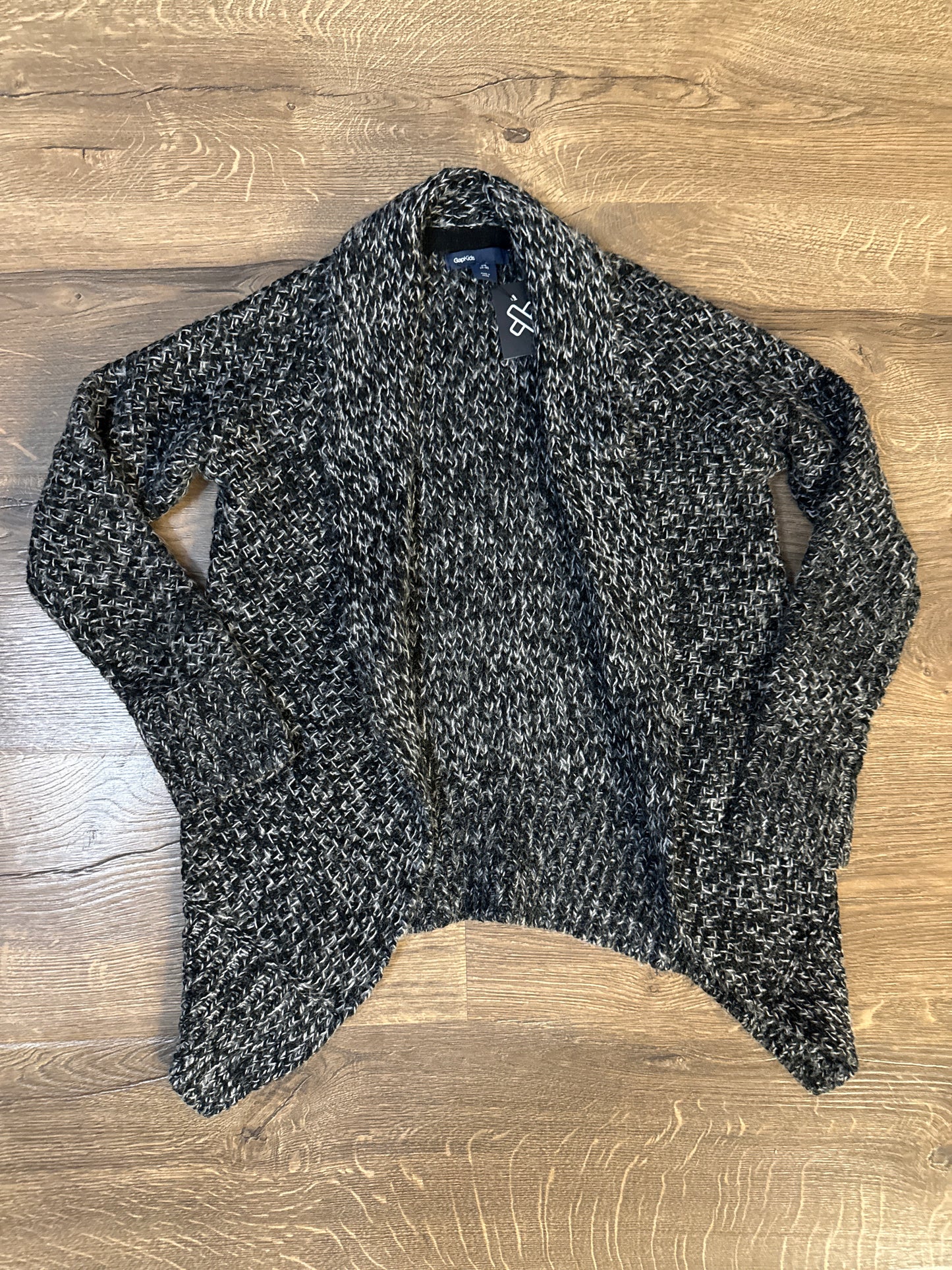 4/5 GAP Black/White Knit Cardigan