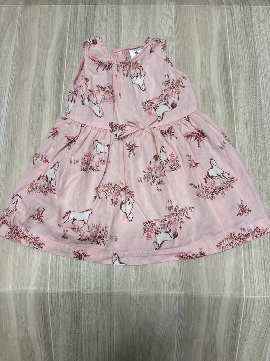 6m Light Pink Horses Dress