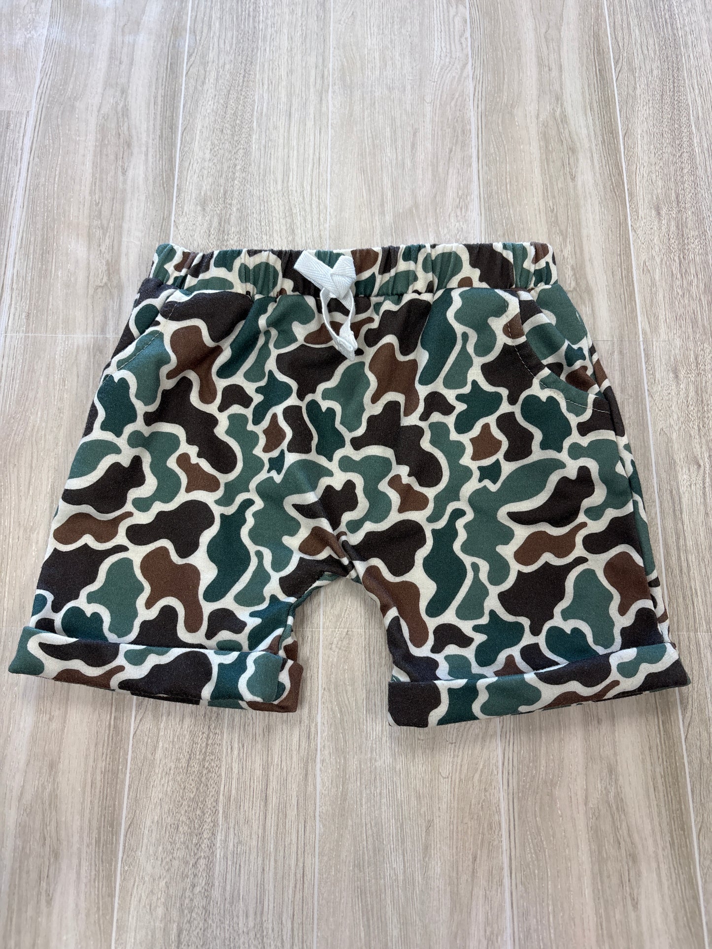 3T Camo Harem Shorts