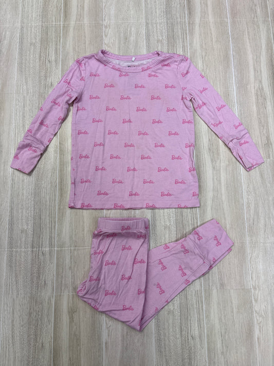 18-24m Posh Peanut Barbie Logo 2 Piece Lounge Set - Blemish