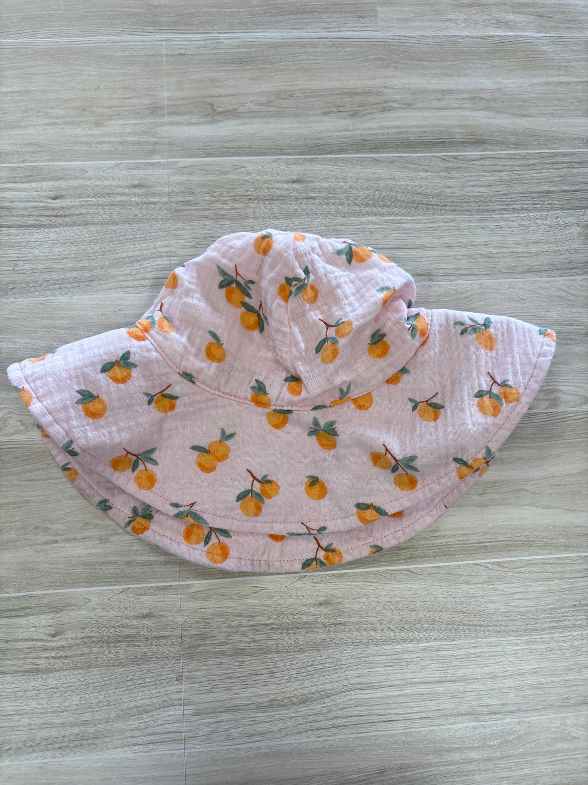 12/24m Angel Dear Pink Oranges Bucket Hat