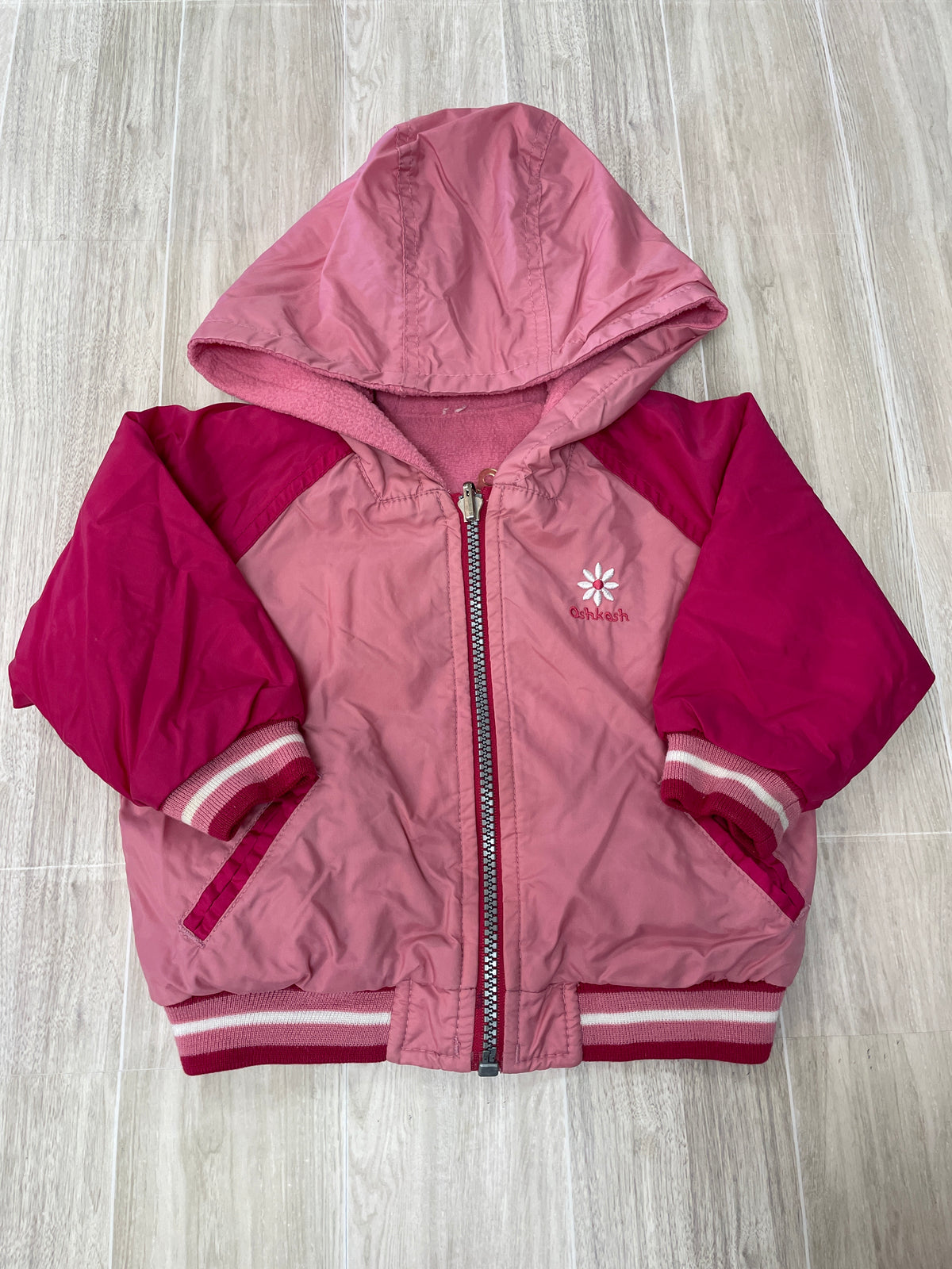 6/9m OshKosh Reversible Pink Jacket