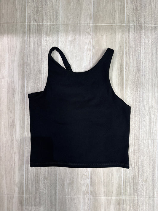 6/7 Black Cross Back Active Tank