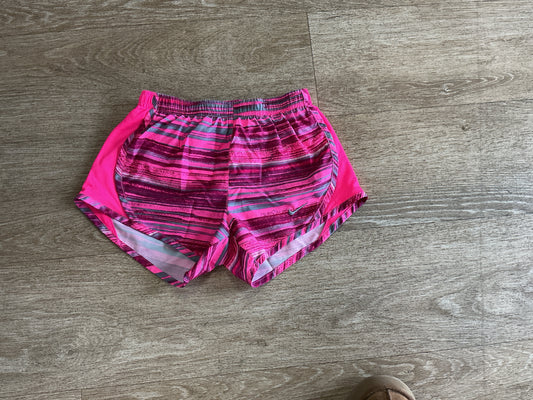Youth Small Nike Dri Fit Pink/Grey Shorts
