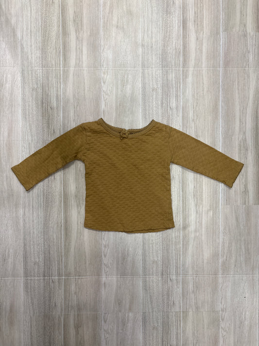 3-6m Quincy Mae Mustard Long Sleeve