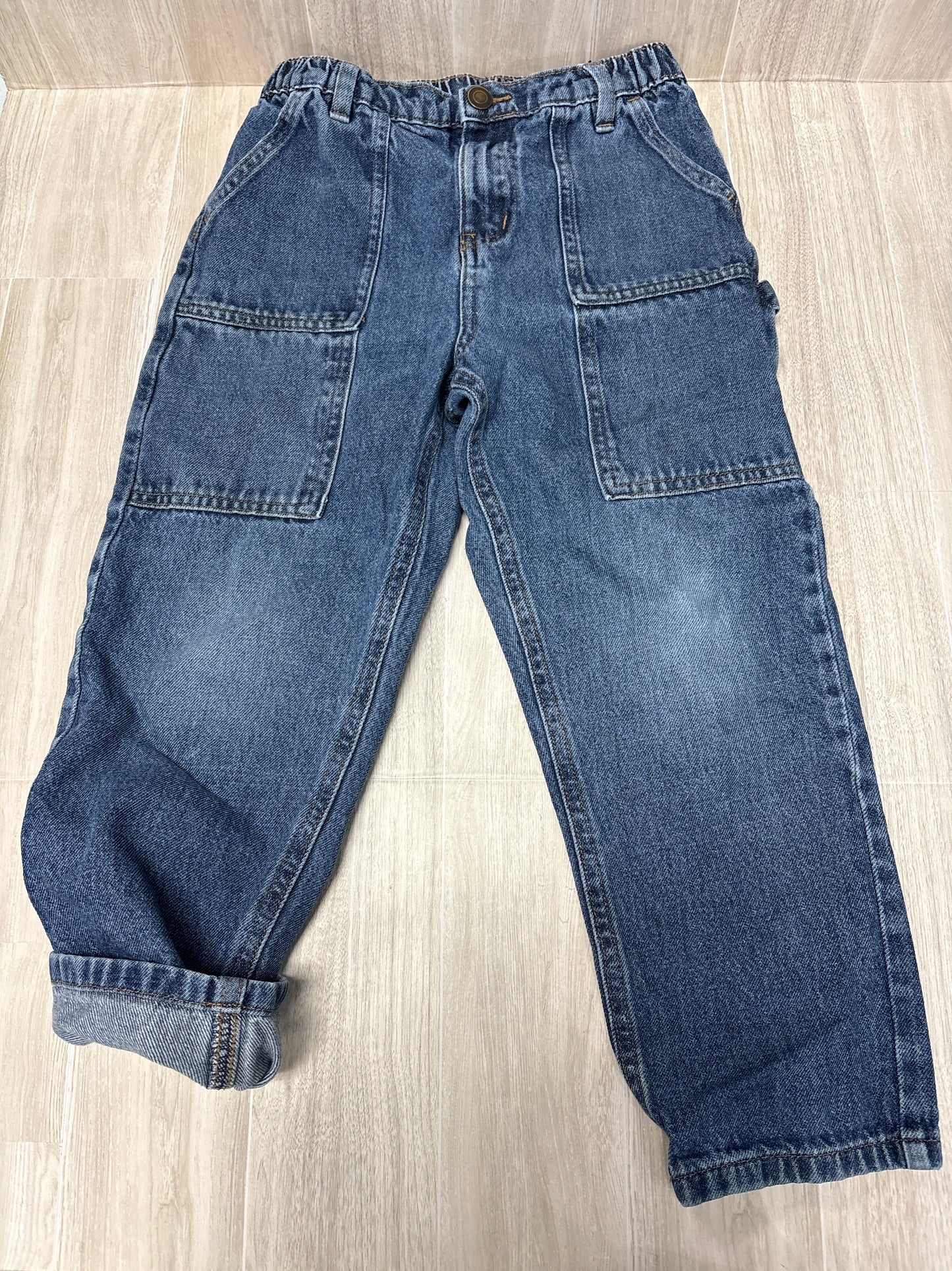 7 Medium Wash Barrel Denim