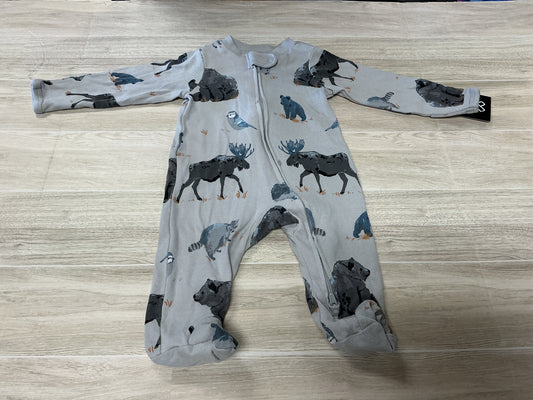 3m Organic Moose/Bear Pajama