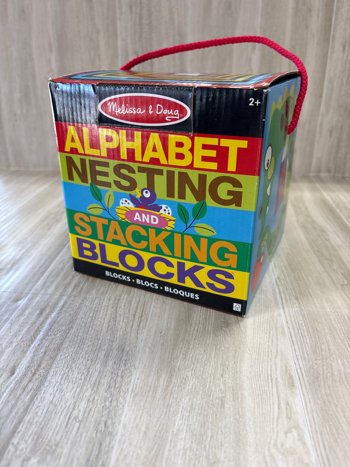 Toy - Melissa & Doug Alphabet Nesting And Stacking Blocks