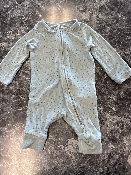 Newborn Blue Stars Pajama