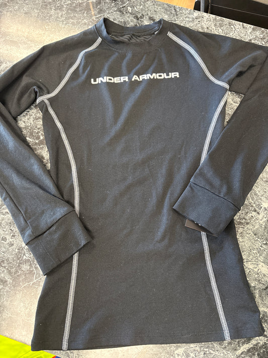 7/8 Under Armour Black Athletic Shirt