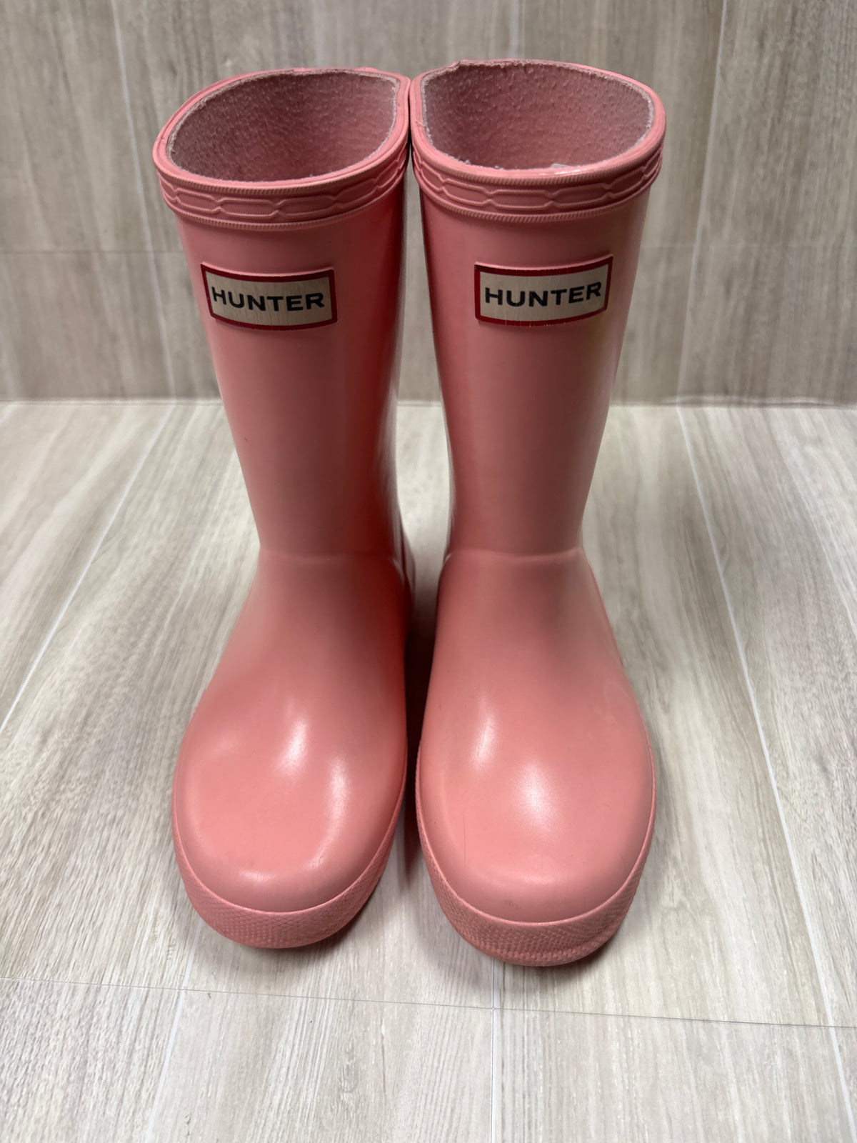 10c Pink Hunter Boots - Blemish