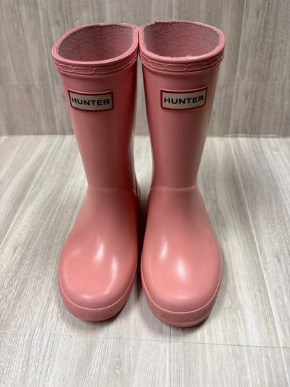 10c Pink Hunter Boots - Blemish