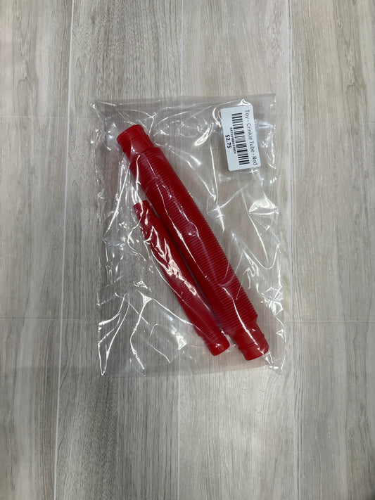Toy - Crinkle Tube - Red