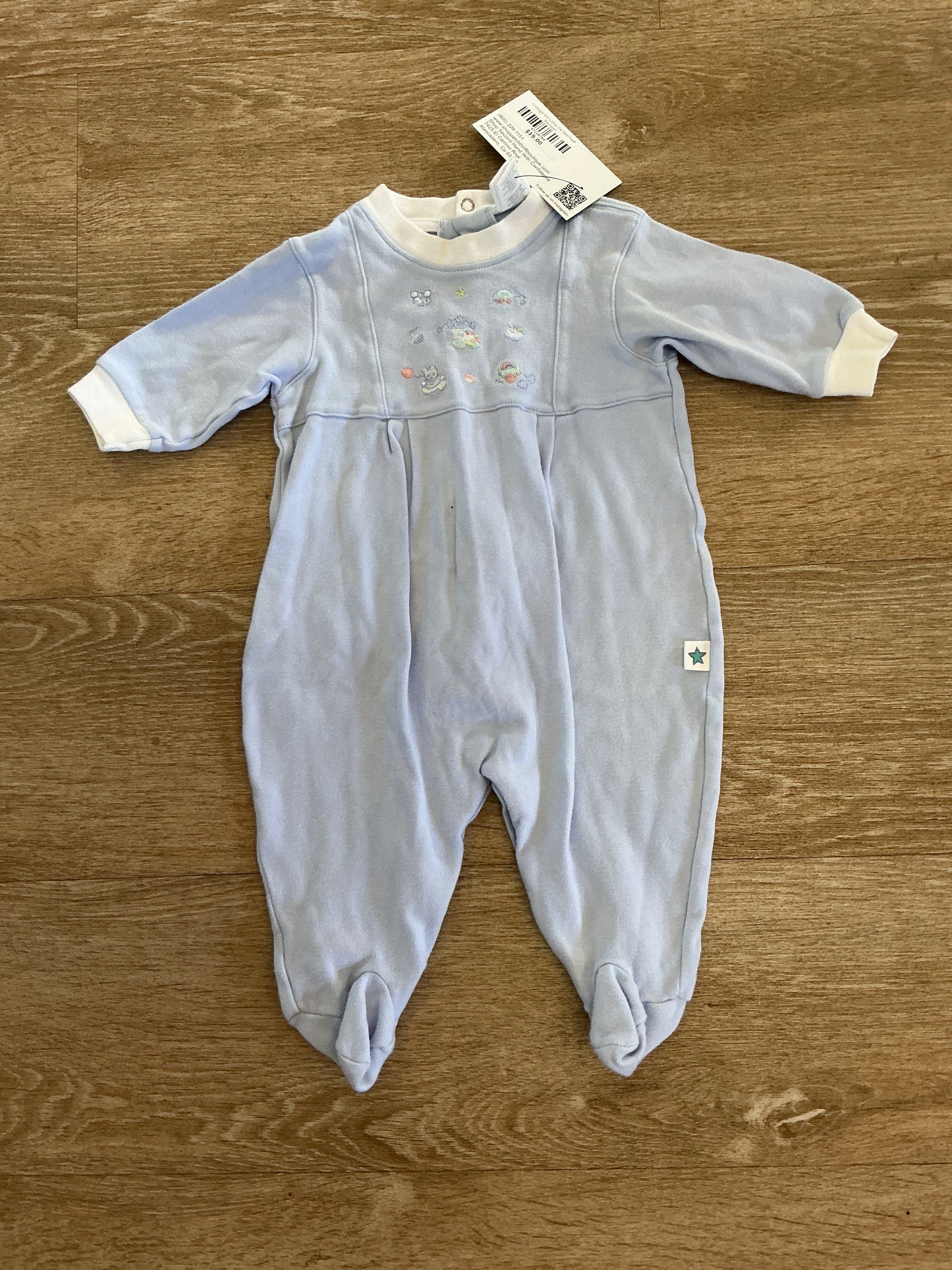 Vintage 6m Little Me Stitched Romper