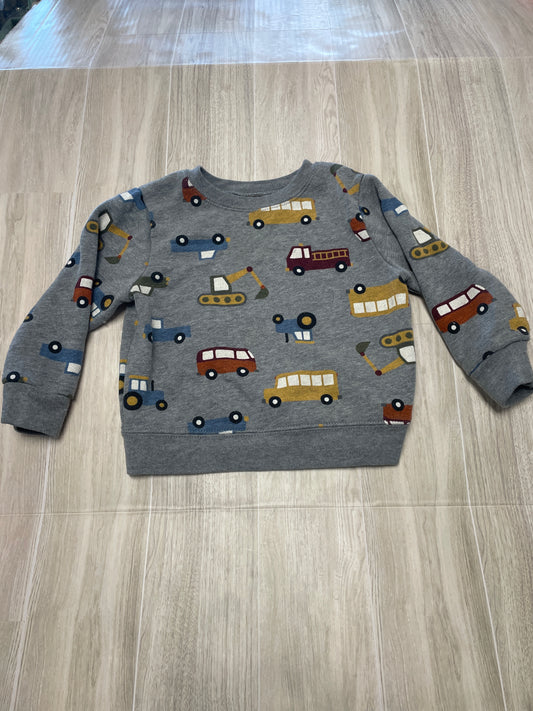 18m Grey Tractor Vehicle Crewneck