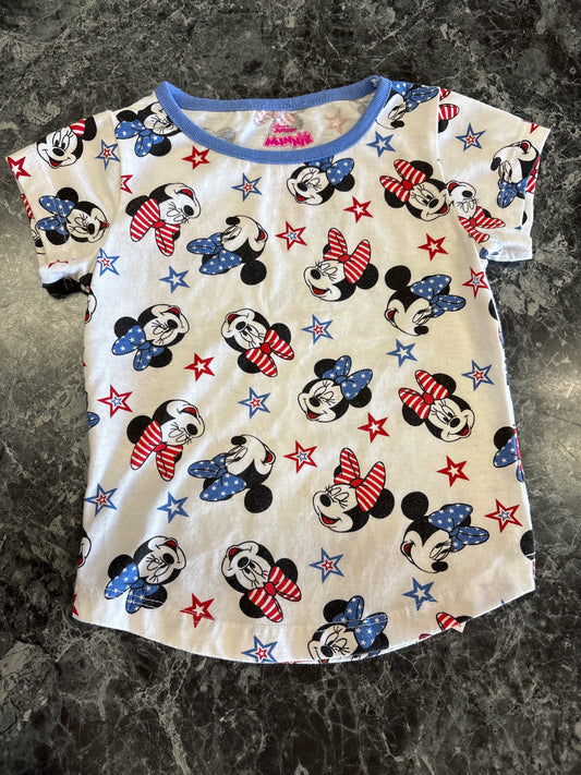 3T Patriotic Minnie Tee