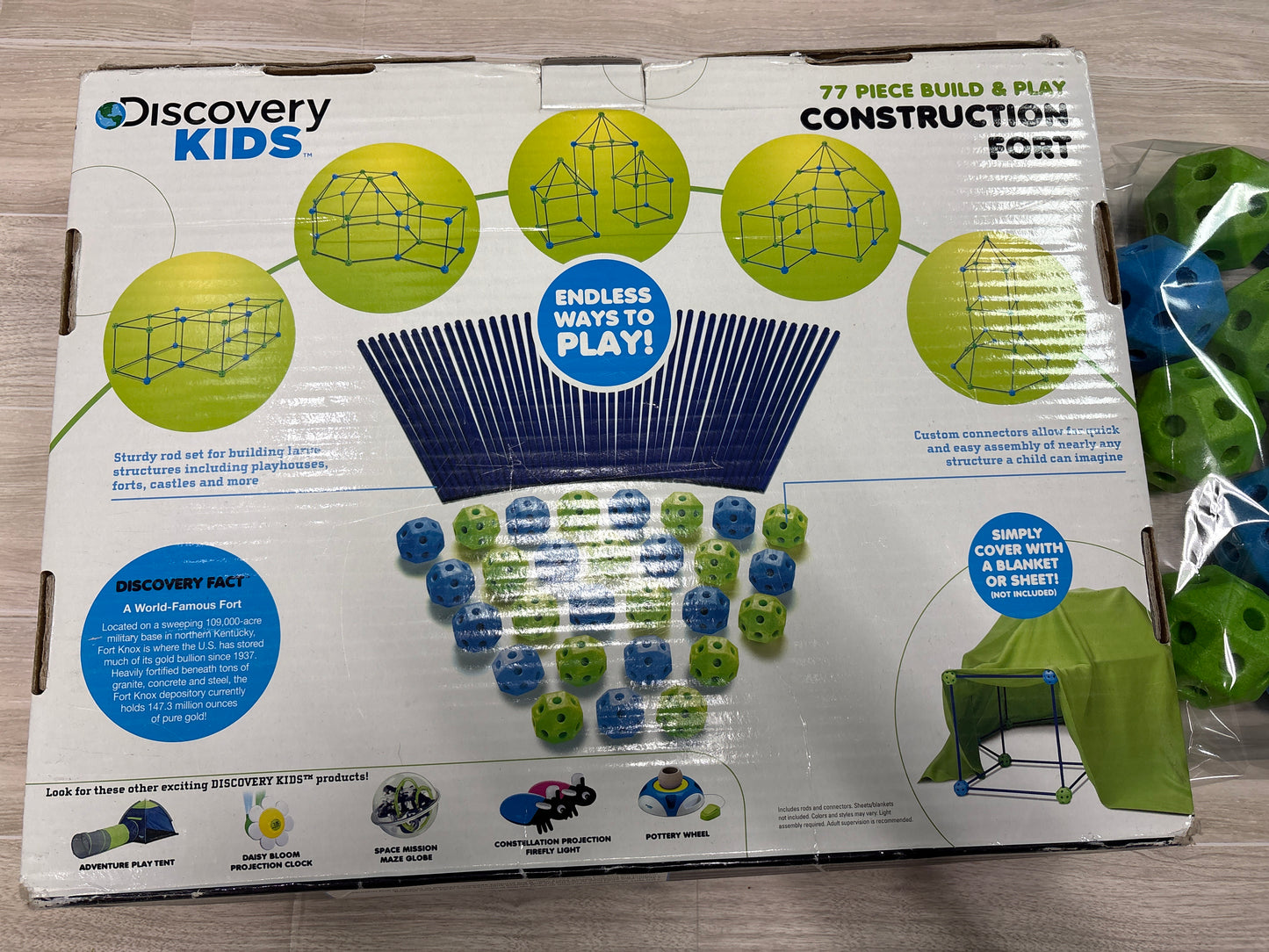 Toy - Discovery Kids Construction Fort + Extra Parts