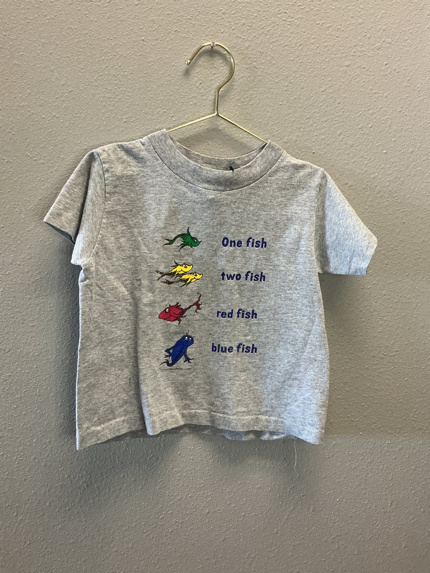 3/4T Vintage Dr Suess Fish Tee