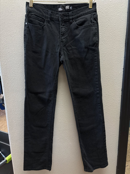 Womens 18 RSQ Black Super Skinny Denim