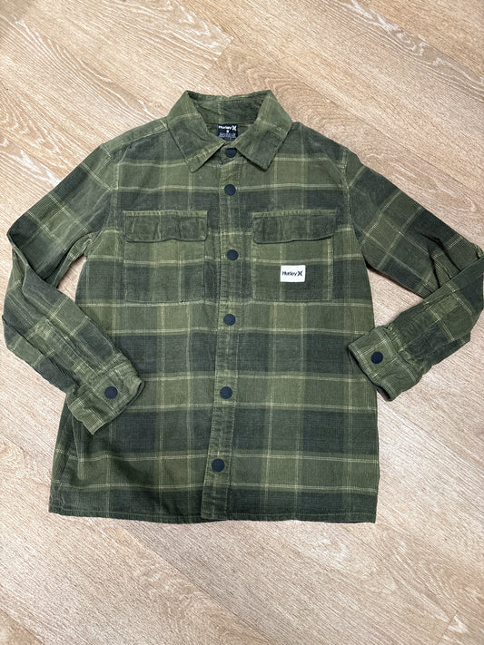 10/12 Olve Plaid Corduroy Shacket