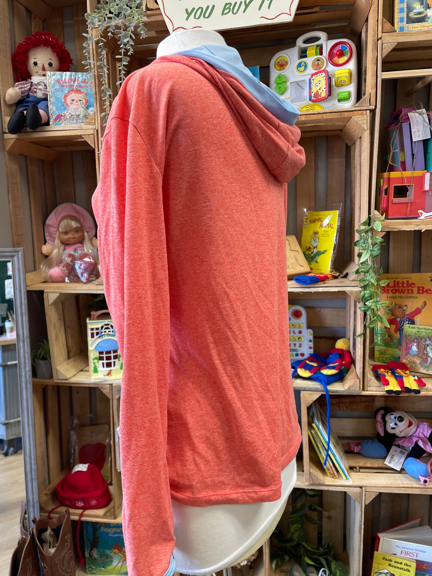 Womens Medium The North Face Dark Salmon Hoodie