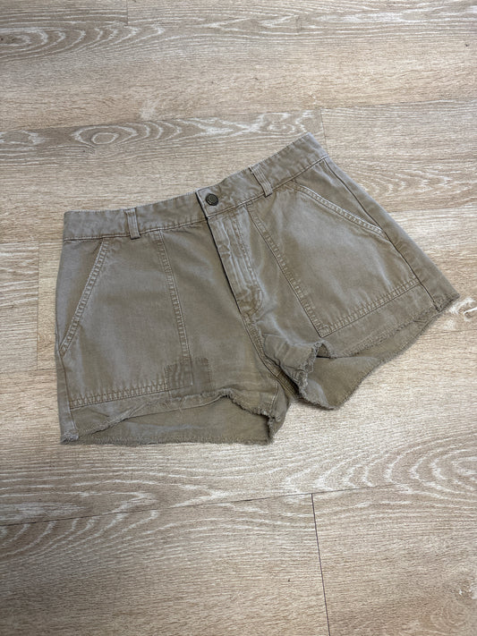 Womens Medium Zara Basic Khaki Shorts
