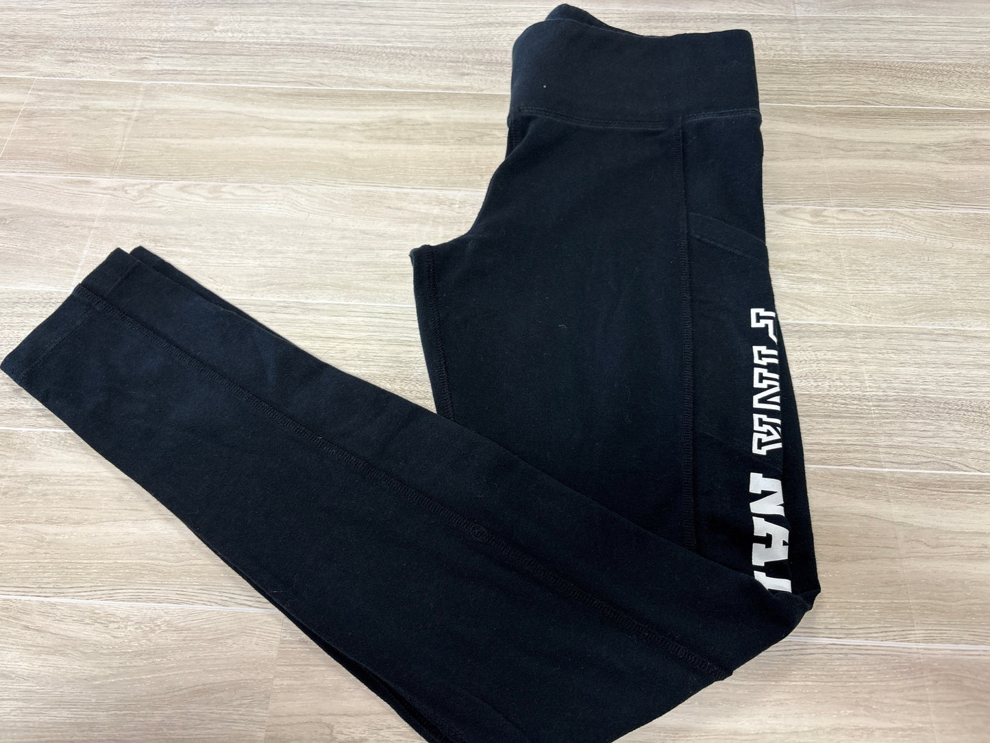 Womens Black PINK Nation Yoga Pant