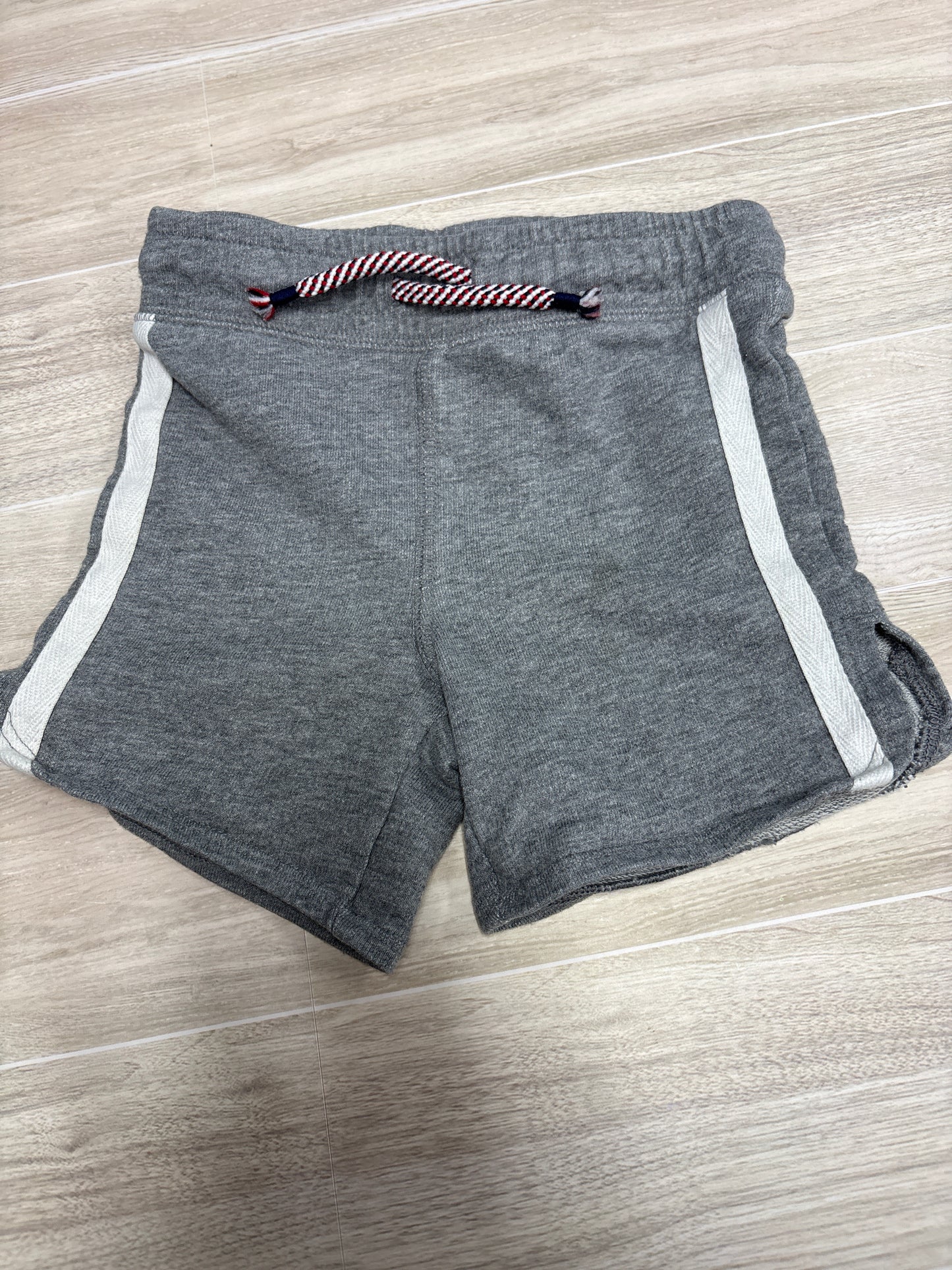 18m Grey/White Striped Soft Shorts