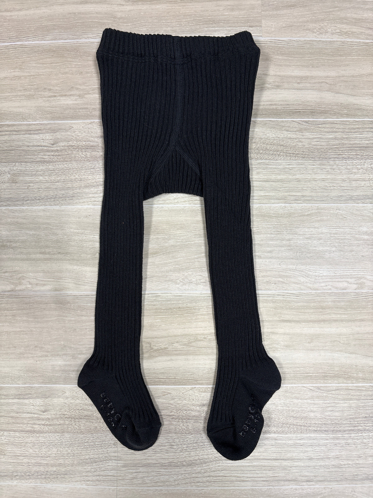 6-12m Gap Black Ruffle Butt Footed Tights