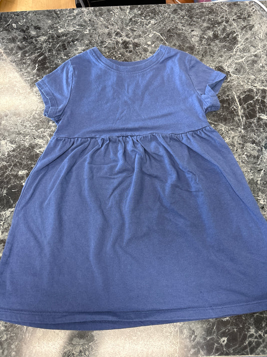 2T Blue Basic Dress