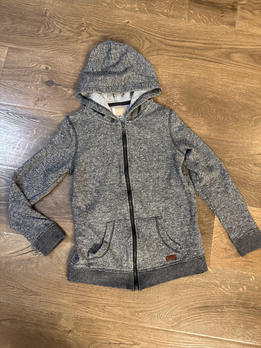 10/12 ROXY Grey Knit Zip Up Jacket