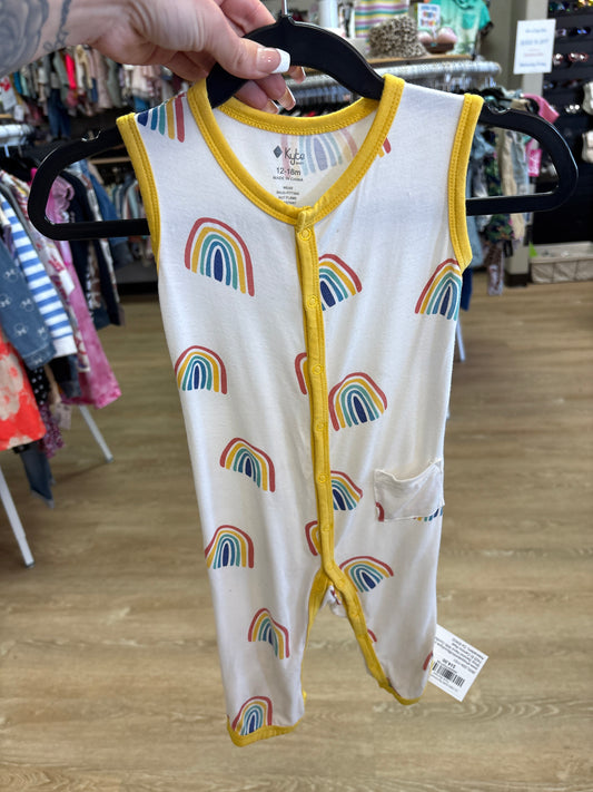 12-18m Kyte Rainbows Shortie Tank Romper