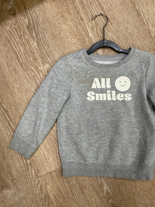 4T All Smiles Crewneck