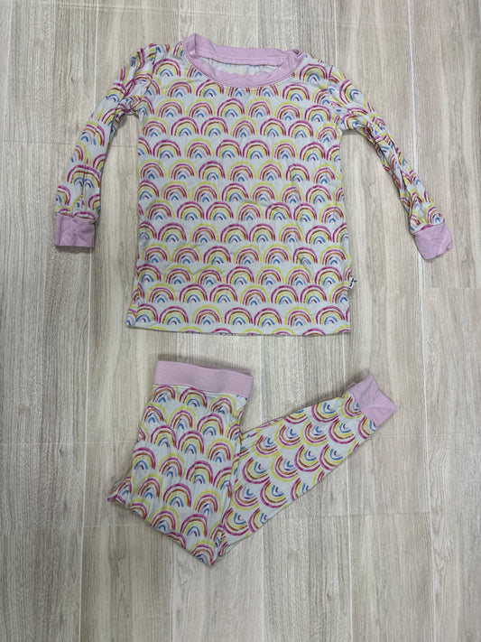 12-18m Little Sleepies Pink Rainbow 2 Piece Lounge Set
