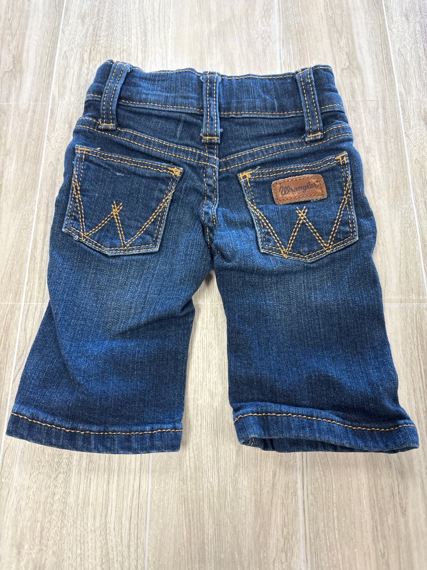 0-3m Wrangler Denim Pants - Dark Wash