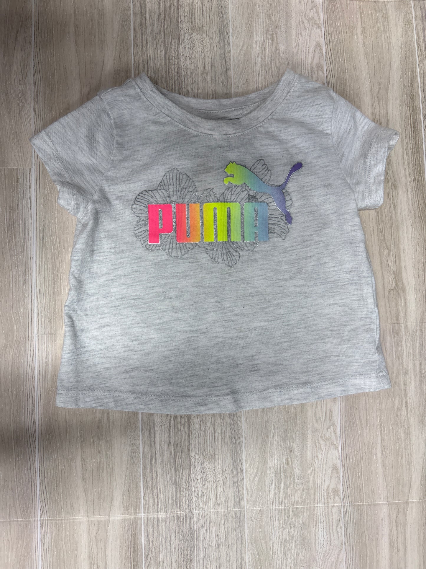 2T Grey Puma Tee