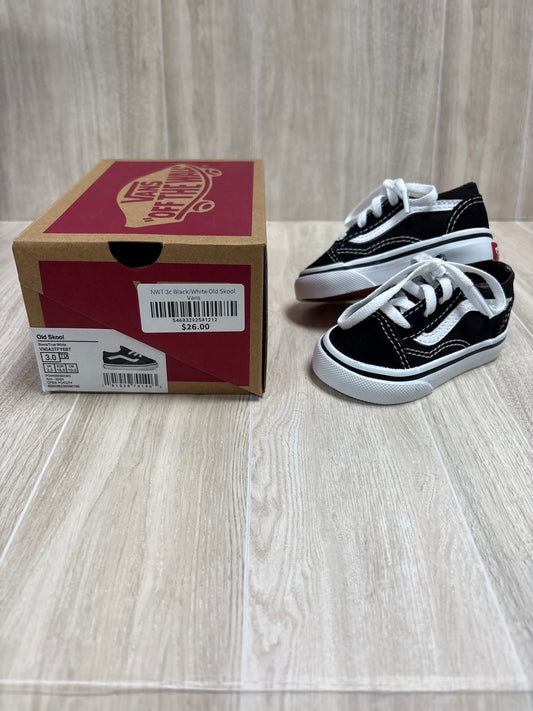 NWT 3c Black/White Old Skool Vans