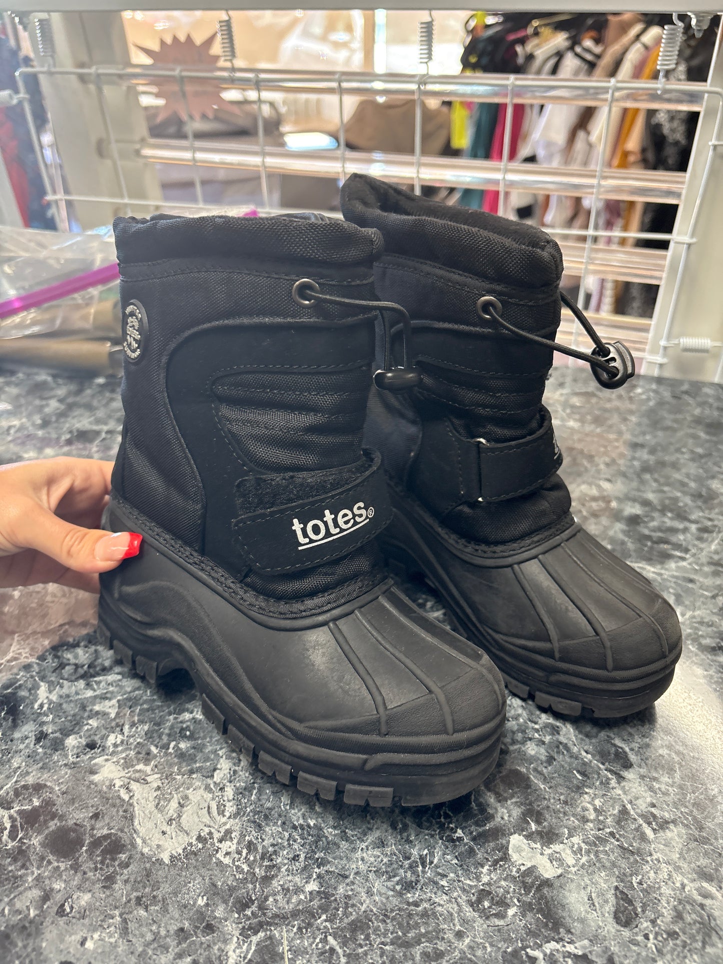 11c Totes Snow Boots - Black