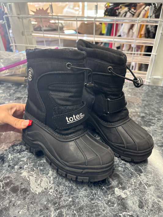 11c Totes Snow Boots - Black
