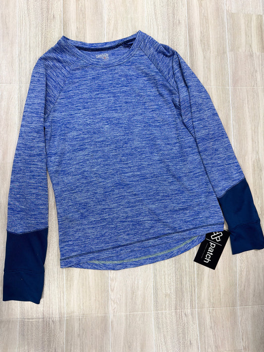 7/8 Blue Heathered Athletic Long Sleeve