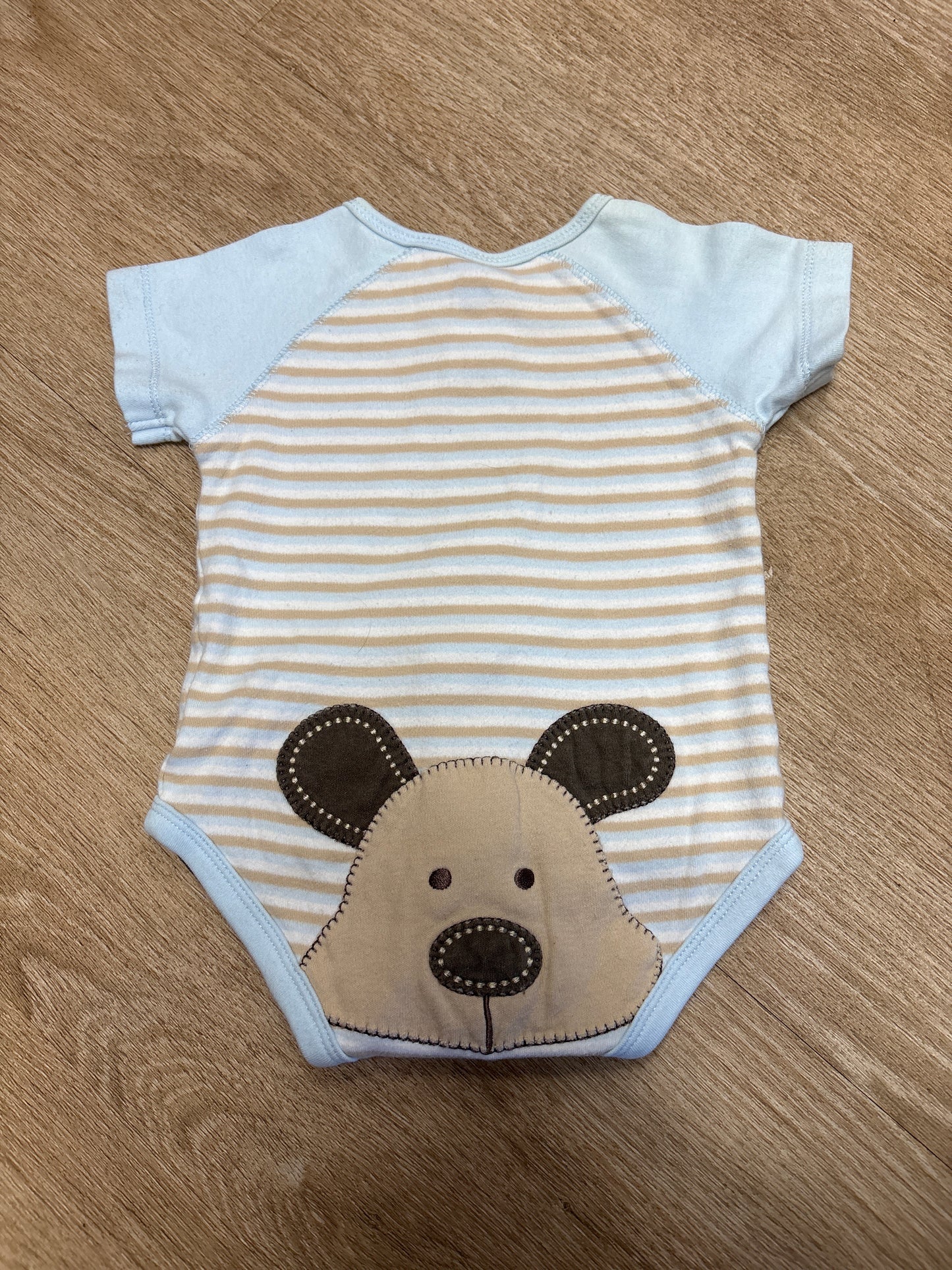 3m VINTAGE Carters Puppy Button Onesie