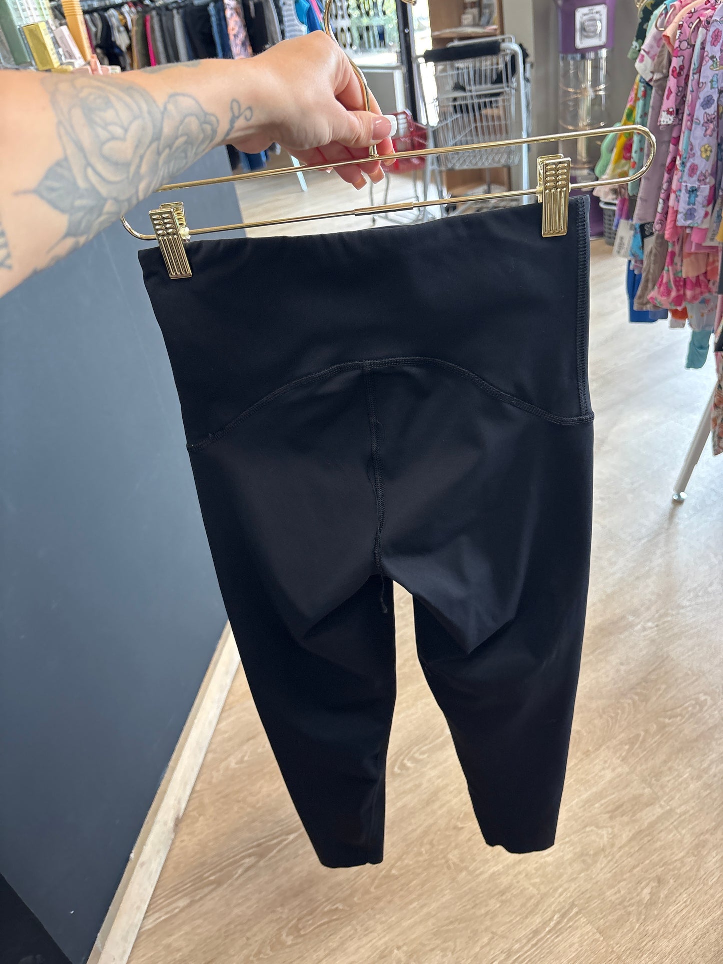 Womens Small Black Spanx Leggings